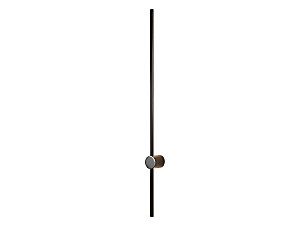 Настенный светильник 15000 15102/A black glossy