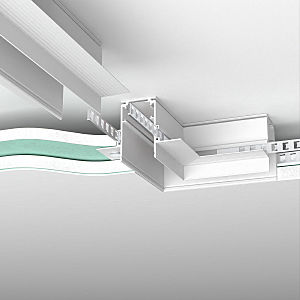 Коннекторы Slim Magnetic Slim Magnetic Коннектор угловой для встраиваемого шинопровода под ГКЛ 12,5мм (белый) 85212/00
