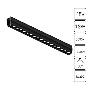 Трековый светильник Rapid A1169PL-1BK