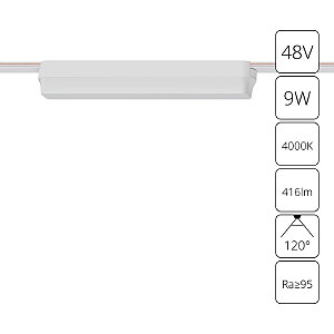 Трековый светильник Rapid A6153PL-1WH