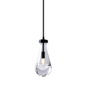 Светильник подвесной Raindrop MT9093-1H black brushed gold
