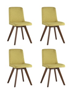 Комплект стульев MARTA LW1902 BZ13-GREEN-KOROB4