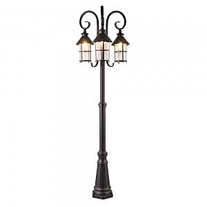 Столб фонарный уличный Arte Lamp PRAGUE A1467PA-3RI