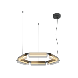 Подвесная люстра Flat MOD296PL-L40BS3K