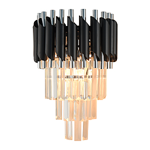 Настенное бра Darian DARIAN 76017/2W CHROME BLACK