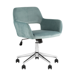 Кресло офисное ROSS ROSS CHROME VELVET Olive 61
