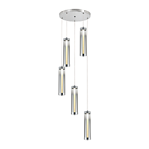 Светильник подвесной Rilucente V000147L 11061/5P Chrome
