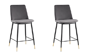 Комплект стульев Stool Group FDC9055C DARK GREY FUT-81 X2