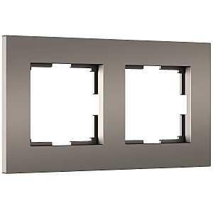 Рамка Slab бронза софт W0022963/ Рамка на 2 поста Slab (бронза софт)