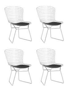 Комплект стульев Bertoia MC66-5F KD HLR-43 X4