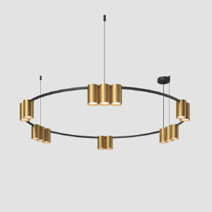 Подвесная люстра Orbit DK4067-BK+SG