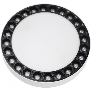 Светильник потолочный Mercury 5552-24W-D165-3/4K-WH+BK