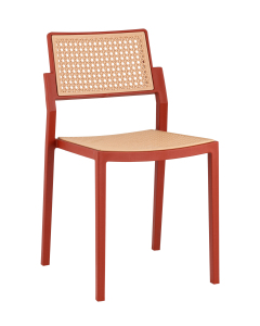 Стул пластиковый Milto 8059 red/beig