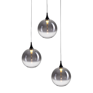 Светильник подвесной MD23001045 MD23001045H-3A black/smoky