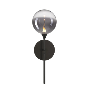 Настенное бра MD23001045 MB23001045H-1B black/smoky