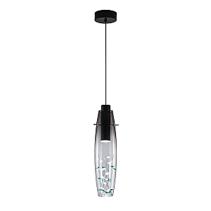 Светильник подвесной Tesoro V000140L 11063/1P Green