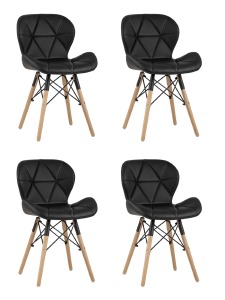 Комплект стульев Бон DC-19122601 black X4