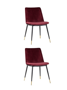 Комплект стульев Мелисса FDC8028 RED FUT-66 X2