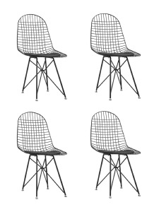Комплект стульев Eiffel AFR-18B-P1 BL/BL X4