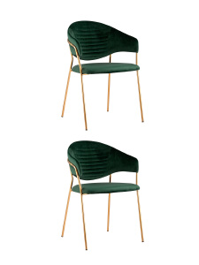 Комплект стульев Эвита FDC8022 GREEN FUT-73 X2