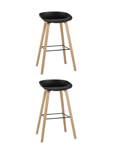 Комплект стульев Libra 8319 BLACK X2