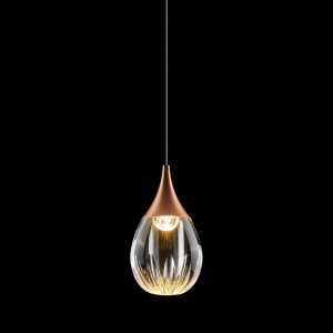 Светильник подвесной Stilla MD24001004-1A copper/clear