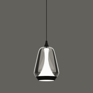 Светильник подвесной MD24001011 MD24001011-1A black/smoky
