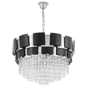 Подвесная люстра Molina LDP 7045-600 BK+CHR