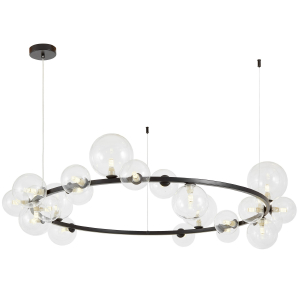 Подвесная люстра Merido LDP 7033-24 BK+CL