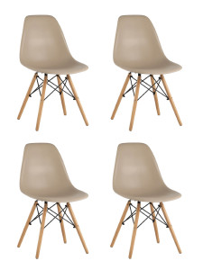 Обеденный стул DSW 8056PP DARK GREY X4