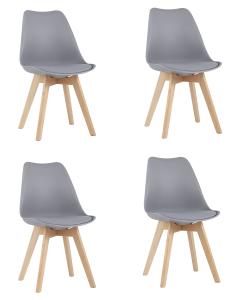 Комплект стульев Frankfurt Y863-V seat grey X4