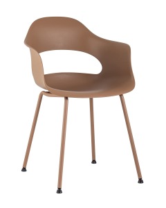 Стул пластиковый Lady SL-7018K brown 90491