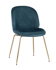 Обеденный стул Beetle 8329 VELVET BLUE