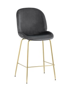 Полубарный стул Beetle 8329A VELVET GREY