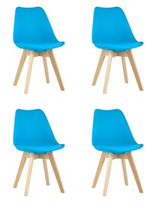 Комплект стульев Frankfurt Y863-V seat aqua X4