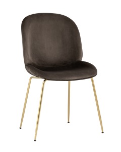 Обеденный стул Beetle 8329 VELVET BROWN