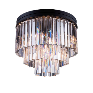 Потолочная люстра 1920s Odeon 771131 (KR0387C-6/P black/frost)