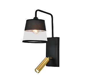Настенное бра Comfy 598/1A Black/Brass