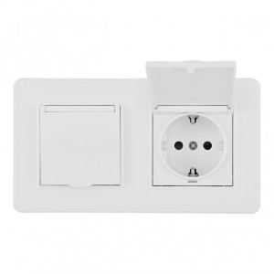 Розетка Set16-2 SET16-2-41-1x2 white