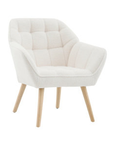 Кресло Вэйл QH-8904K TEDDY 1859-01 white