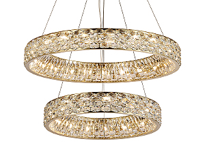 Аксессуар Tiffany Потолочная чашка 8530/8560 D14 2 вертик.кольца gold