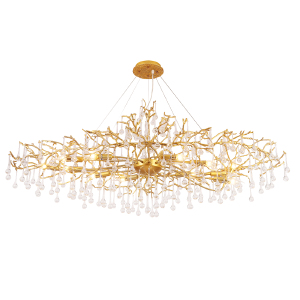 Подвесная люстра Reina REINA V2 SP12 L1500 GOLD PEARL