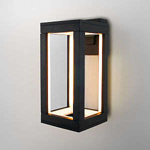 Уличный настенный светильник Frame 1527 TECHNO LED Frame 3000K чёрный