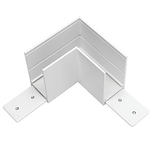 Соединитель PRO L-образный горизонтальный Teta Lightstar 505126-ALU