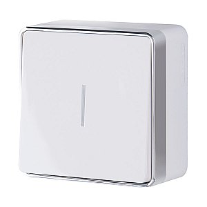 Выключатель Werkel W5010101/ Выключатель одноклавишный с подсветкой Gallant (белый)