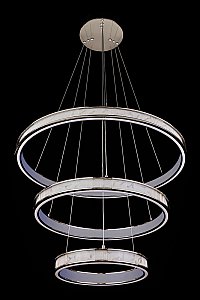 Подвесная люстра LEON Christine LE7702/800-3K Black Chrome