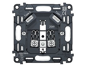 Механизм электрической розетки Ambrella Volt QUANT VM165