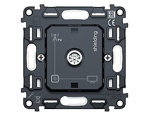 Механизм TV розетки оконечной экранированной Ambrella Volt QUANT VM199