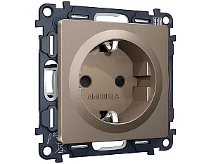 Комплект механизма электрической розетки Ambrella Volt ALFA MA637010