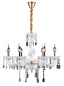 Хрустальная люстра Arte Lamp NOBILE A6609LM-6GO